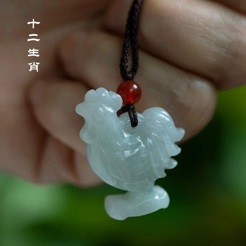 Women Fashion Jewellery - Collier pendentif zodiaque chinois en émeraude