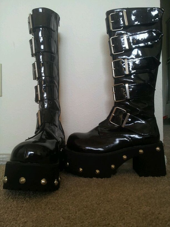 Women'S Fashion Knee High Boots - Bottes hautes pour femmes en cuir