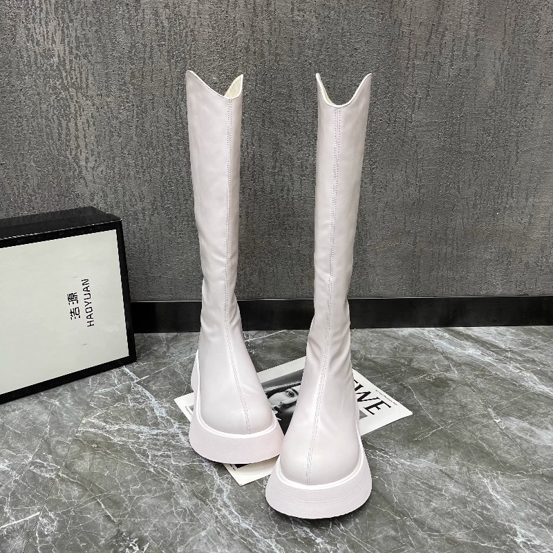 Women'S Fashion Knee High Boots - Nouvelles bottes hautes antidérapantes simples à