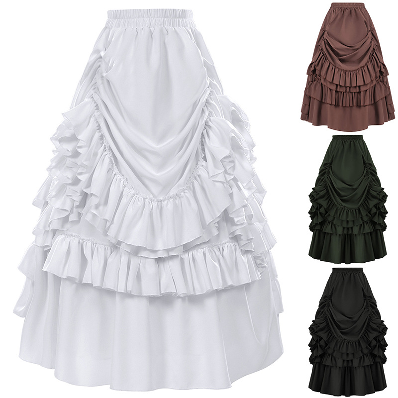 Women'S Fashion Victorian Era - Jupe courte de style gothique rétro