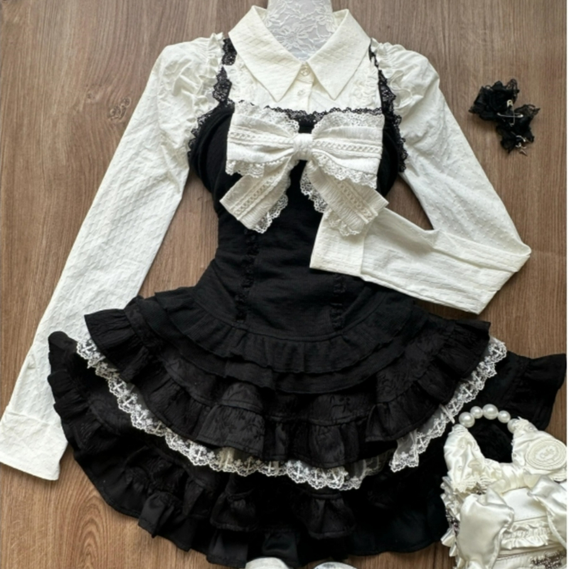 Women Fashion Japan - Ensemble 3 pièces Style Lolita pour