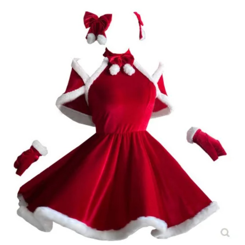 Women Fashion Reddit - Costume de cosplay de Noël, robe,