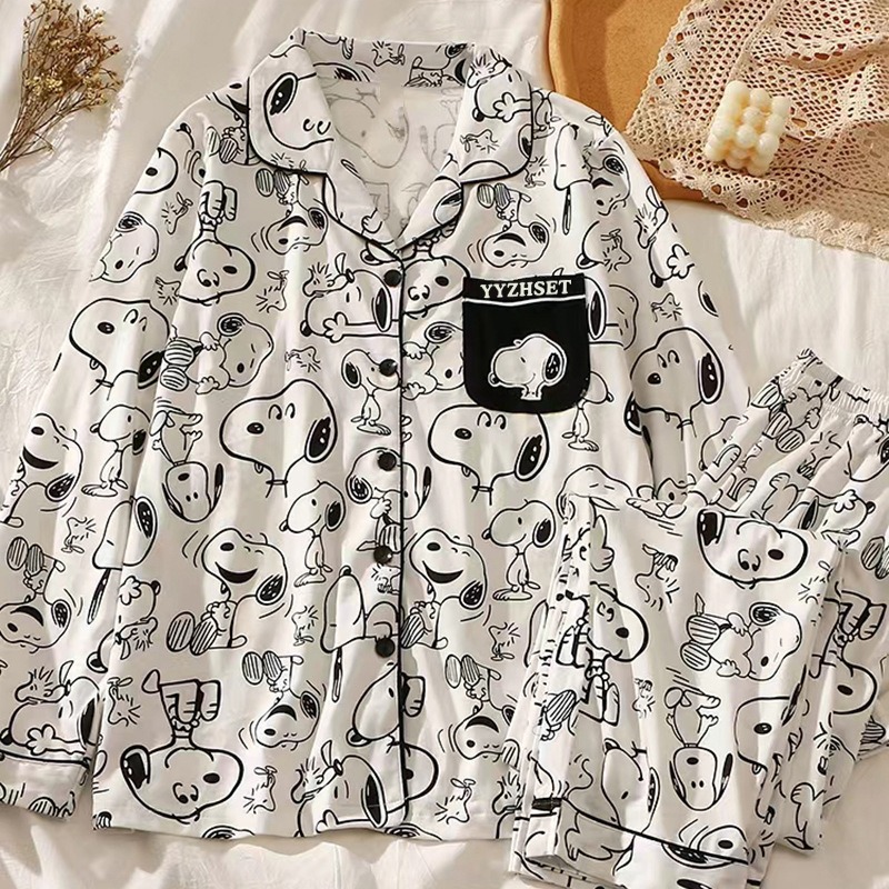 Women'S Fashion Loafers - Ensemble de pyjama à manches longues