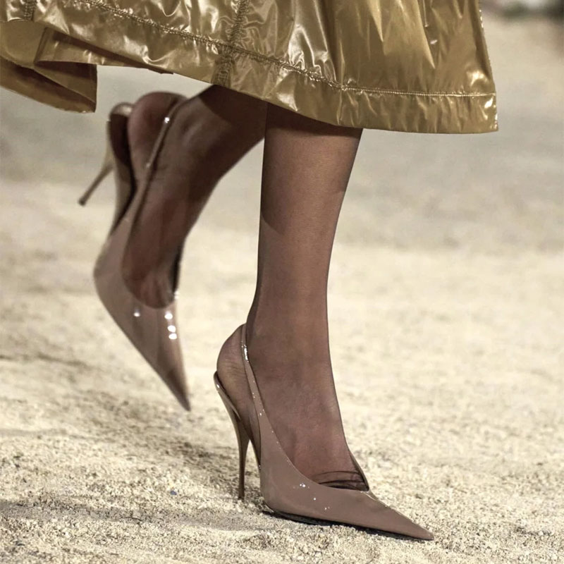 Women'S Fashion Spring Summer 2026 - Sandales creuses simples à dos pointu