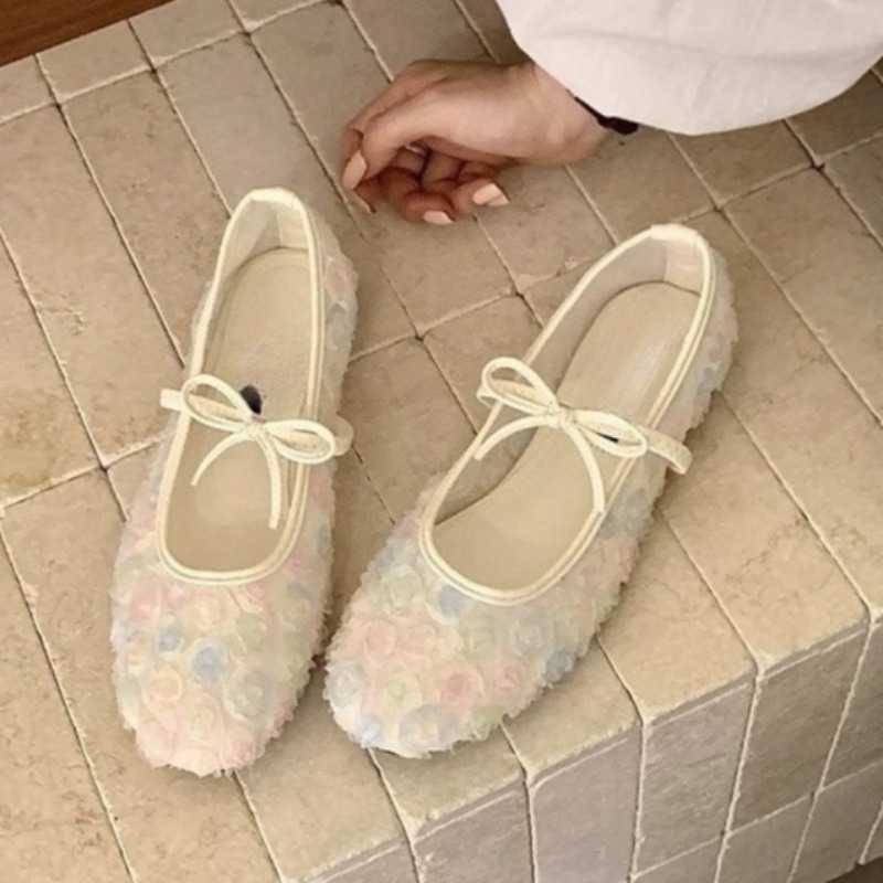 Women'S Fashion Spring Summer 2026 - Nouvelles chaussures Mary Jane en maille