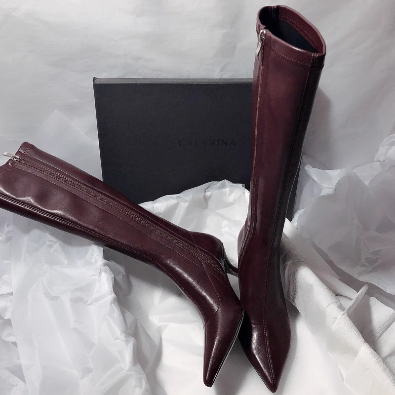 Women'S Fashion Knee High Boots - Bottes Stiletto à la mode pour