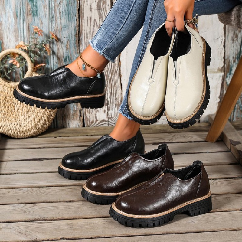 Women'S Fashion Loafers - Chaussures pour femmes de style britannique