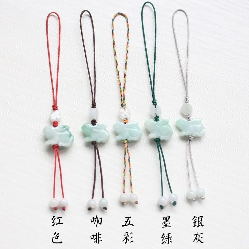 Women Fashion Jewellery - Personnalisation naturel émeraude lapin chinois bricolage