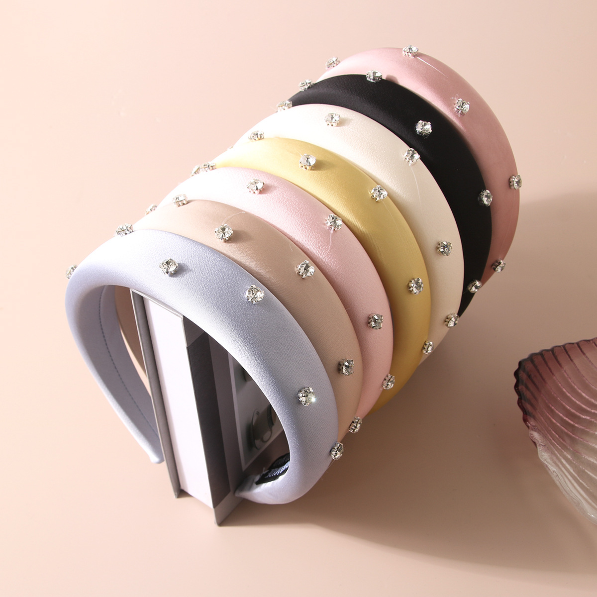 Women Fashion Japan - Bandeau de sauna en éponge biscuits