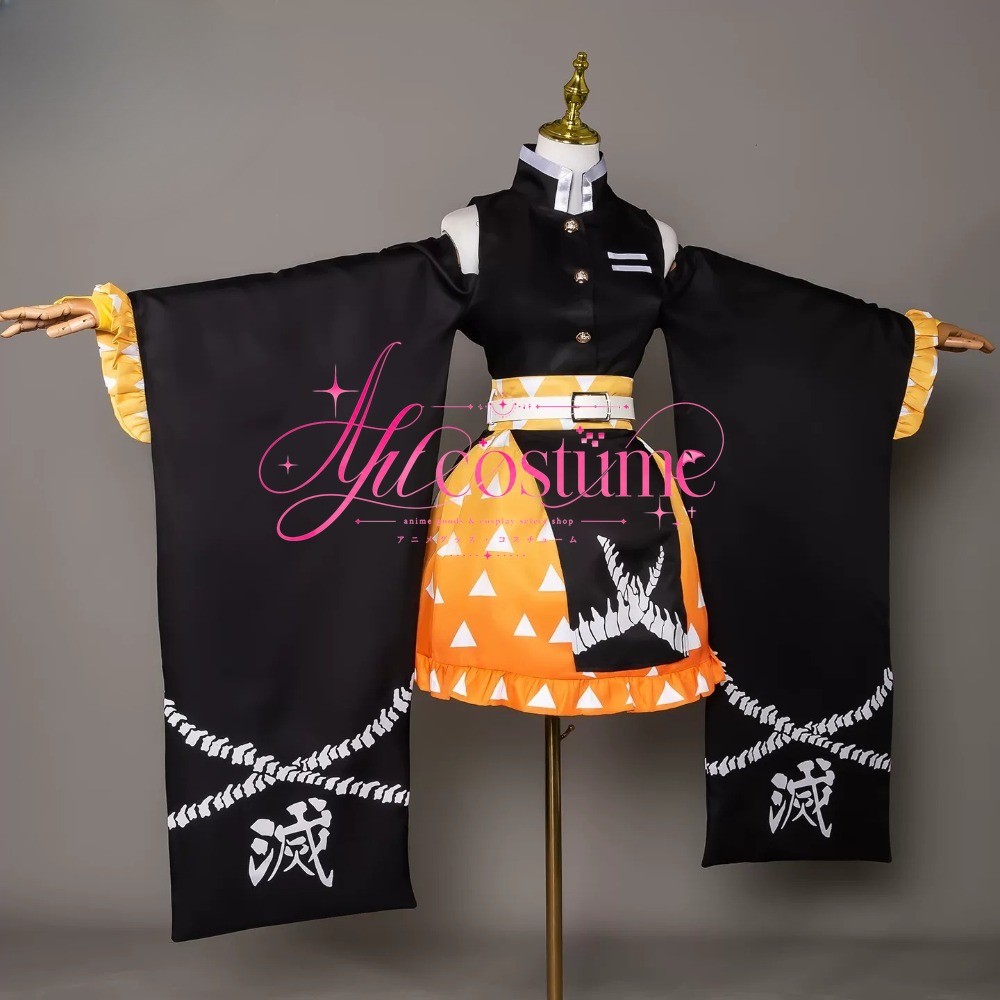 Off Shoulder Top - Costume de cosplay Kamado Tanjiro Agatsuma