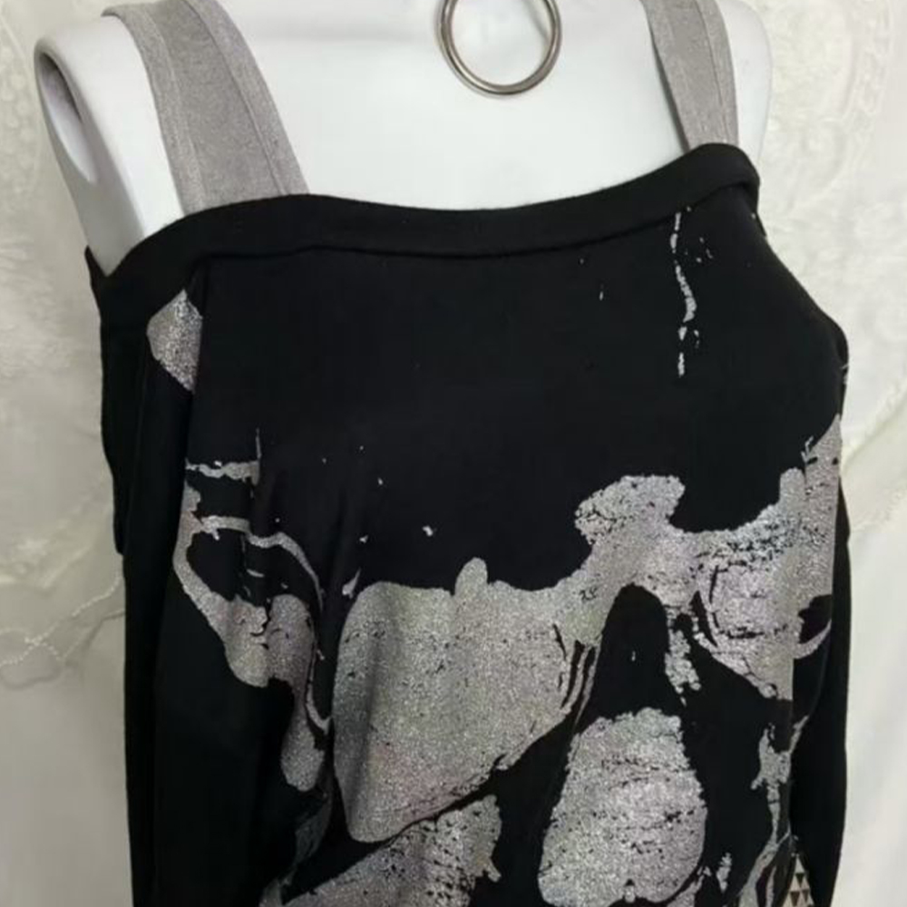 T-shirt Y2K rétro à faux deux  - Off Shoulder Top avis et prix
