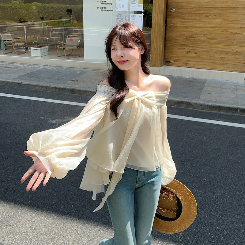 Chemisier asymétrique à épaule - Off Shoulder Top avis et prix