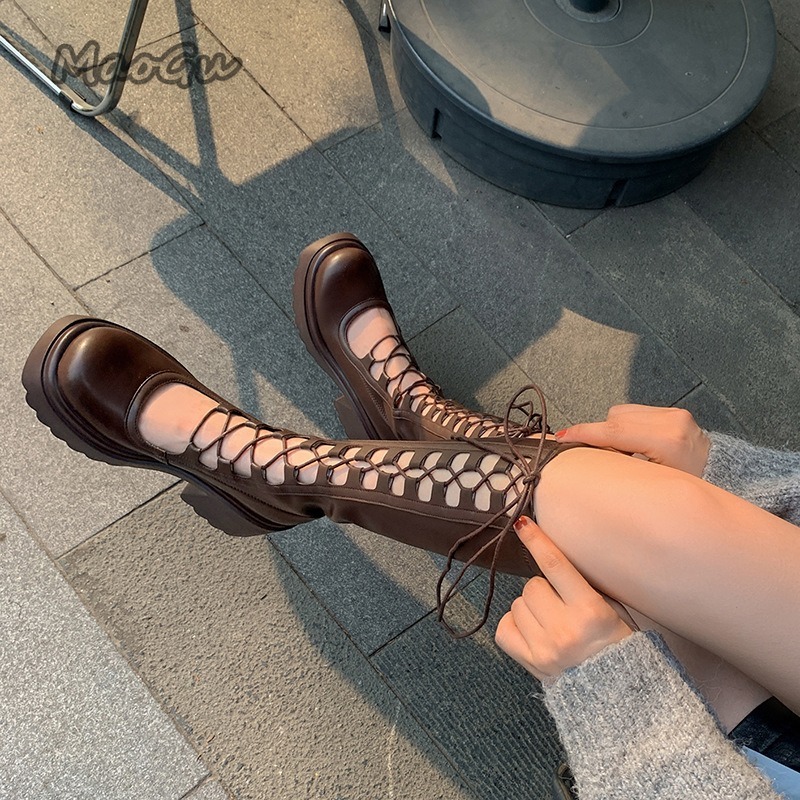 Bottes d'été à hauteur de geno - Women'S Fashion Knee High Boots avis et prix