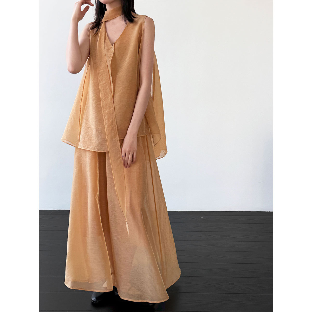 Ensemble deux pièces chic d'ét - Wide Leg Palazzo Pants avis et prix
