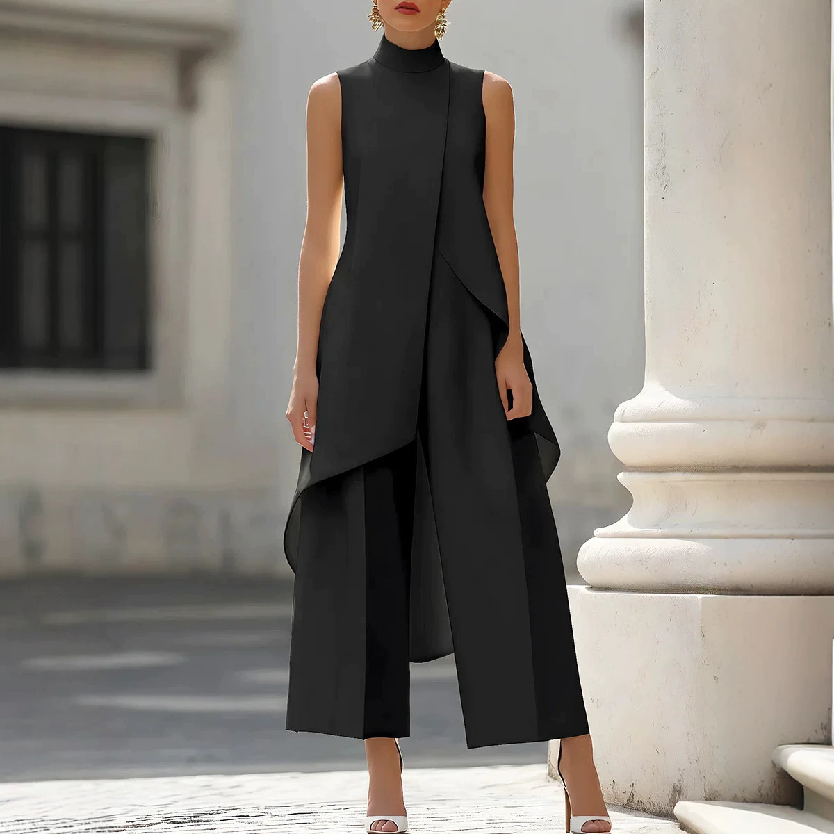 Ensemble coordonné élégant pou - Wide Leg Palazzo Pants avis et prix