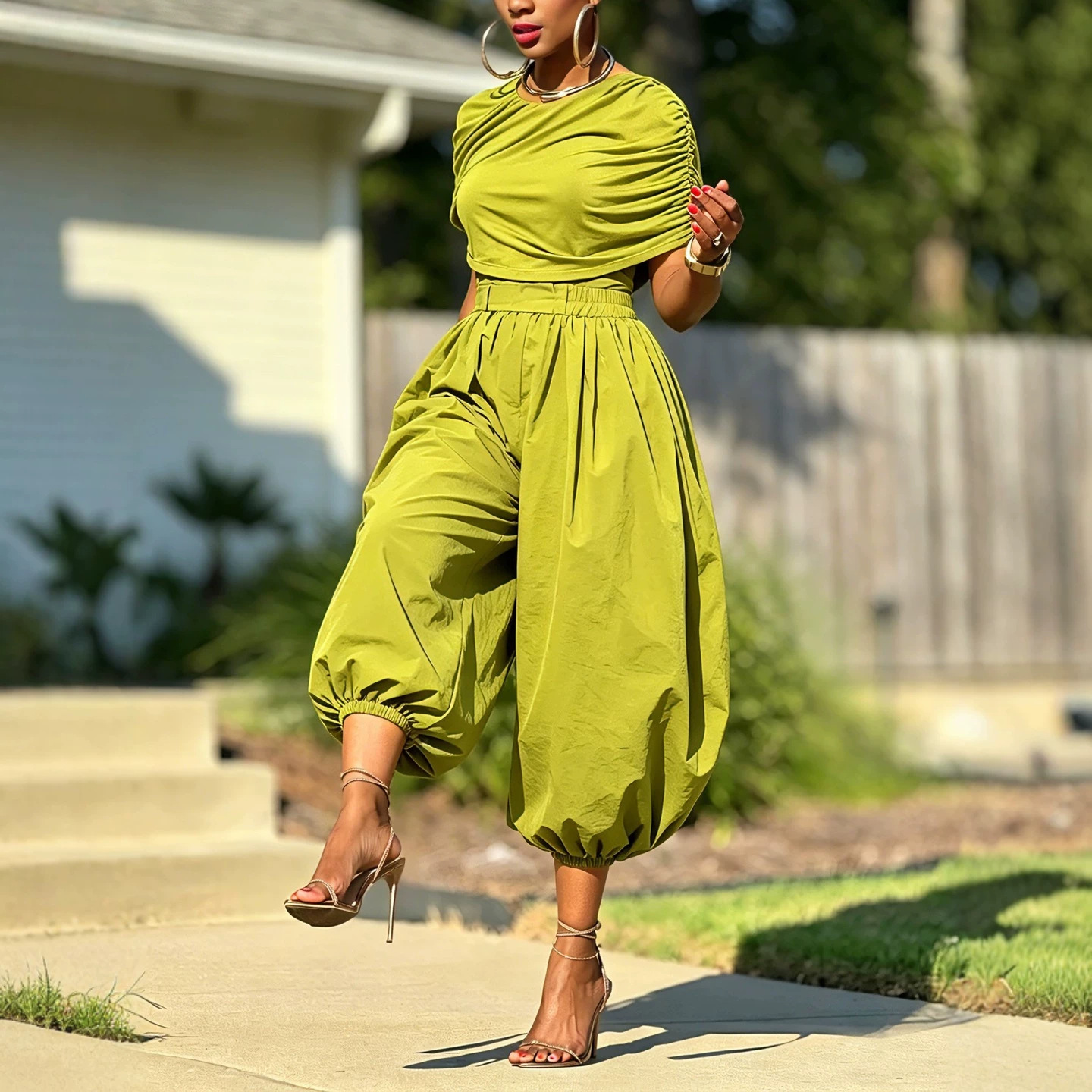 Ensemble deux pièces assorti,  - Wide Leg Palazzo Pants avis et prix