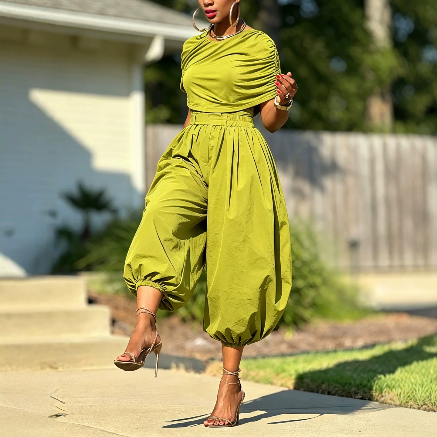 Ensemble deux pièces assorti,  - Wide Leg Palazzo Pants avis et prix