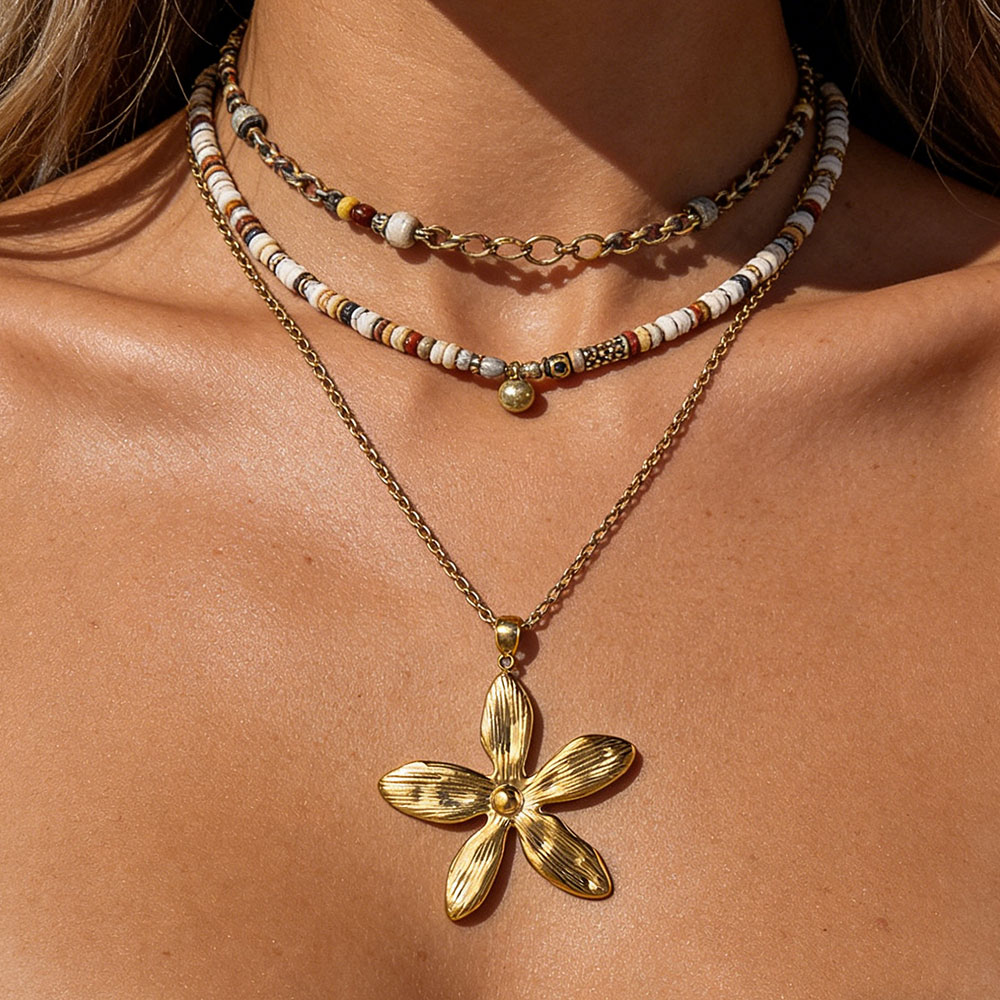 5 Breloques en Acier Inoxydabl - Women Fashion Jewellery avis et prix