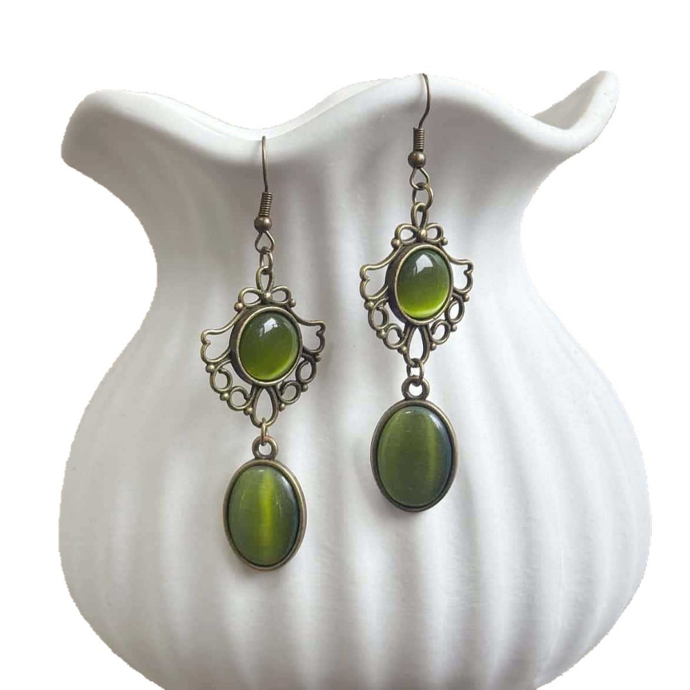 Boucles d'oreilles pendantes e - Women'S Fashion Victorian Era avis et prix