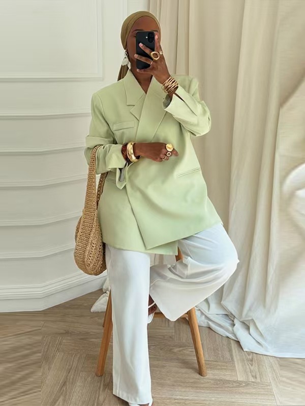 Ensemble Blazer Ample Femme, C - Blazer Women Oversized avis et prix