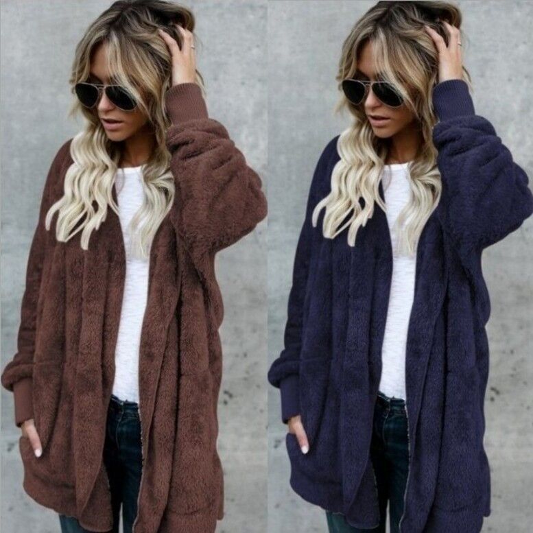 Manteau chaud en fausse fourru - Sherpa Coat Women avis et prix
