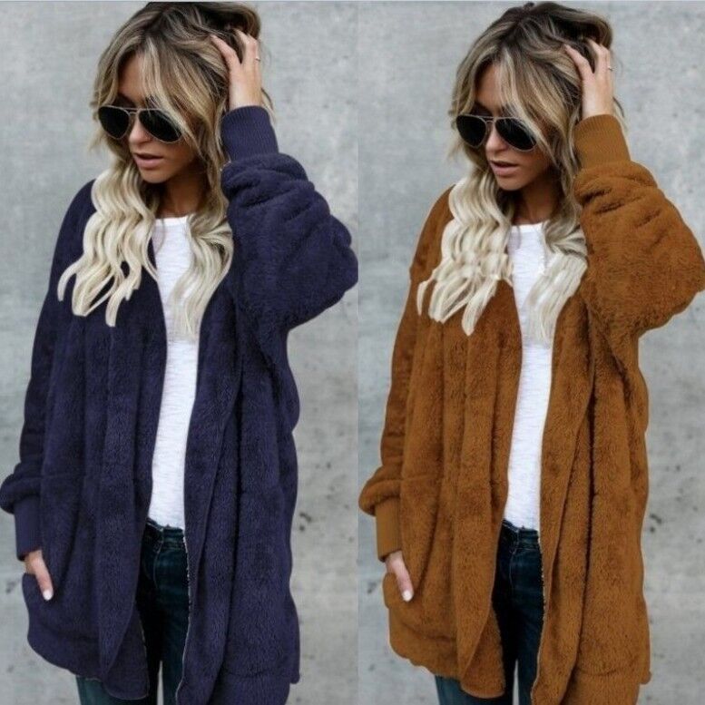 Manteau chaud en fausse fourru - Sherpa Coat Women avis et prix
