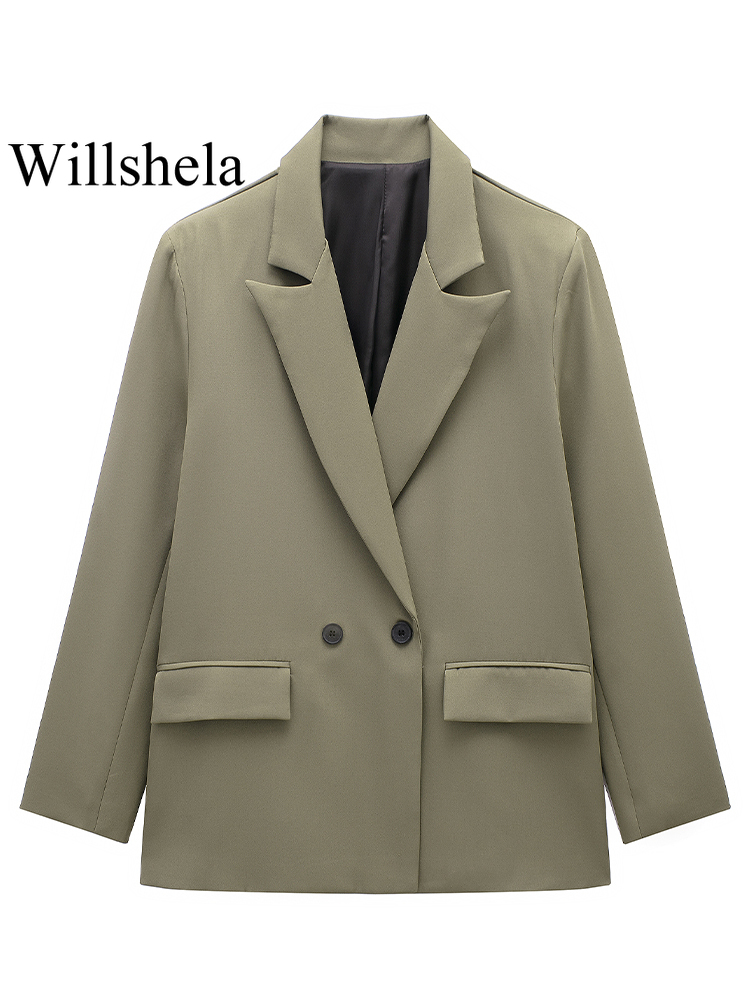 Willshela femmes mode avec poc - Blazer Women Oversized avis et prix