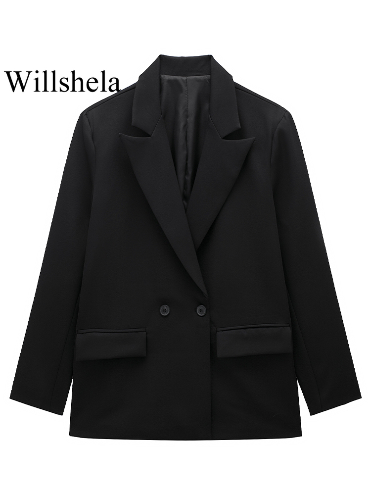Willshela femmes mode avec poc - Blazer Women Oversized avis et prix