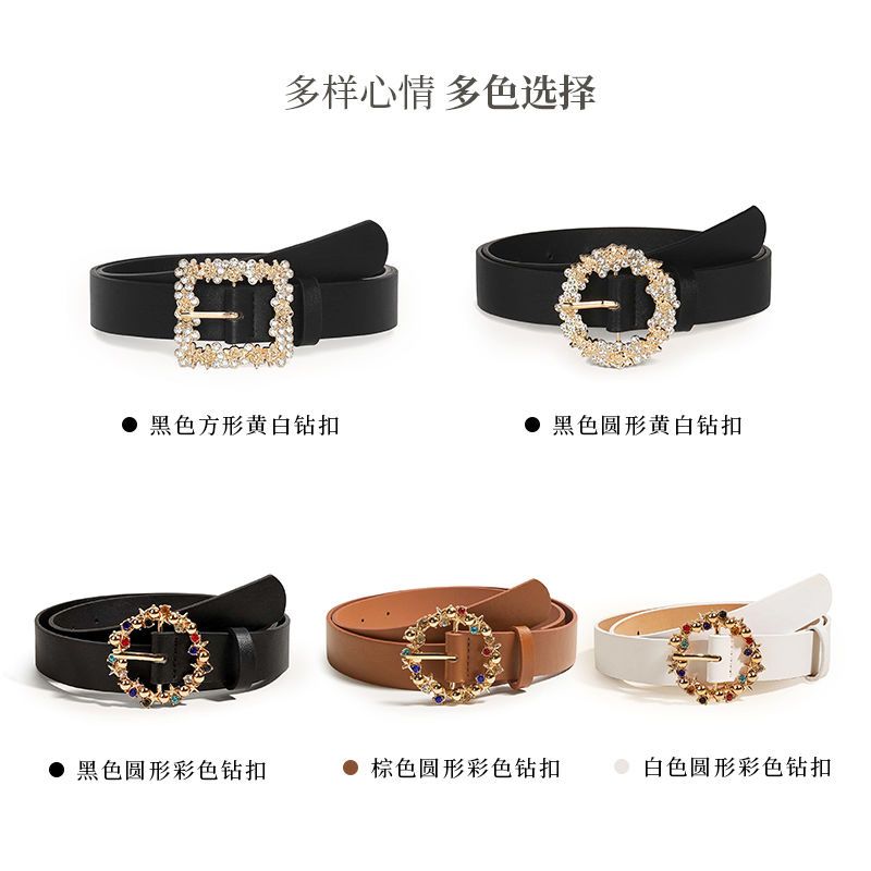 Ceinture à boucle en strass St - Women'S Fashion Trends Fall 2025 avis et prix