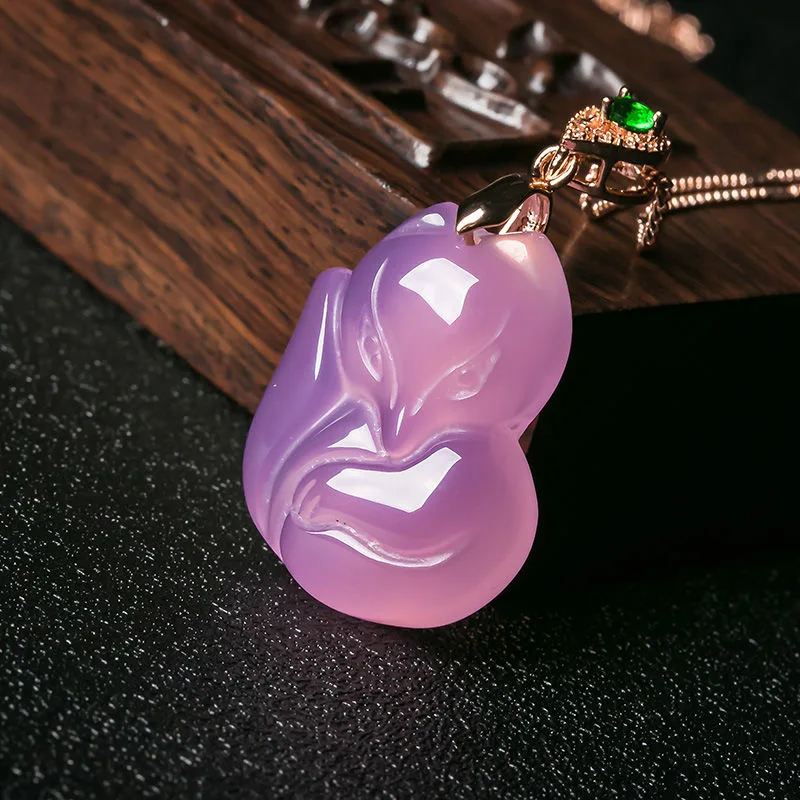 Collier pendentif renard agate - Women Fashion Jewellery avis et prix