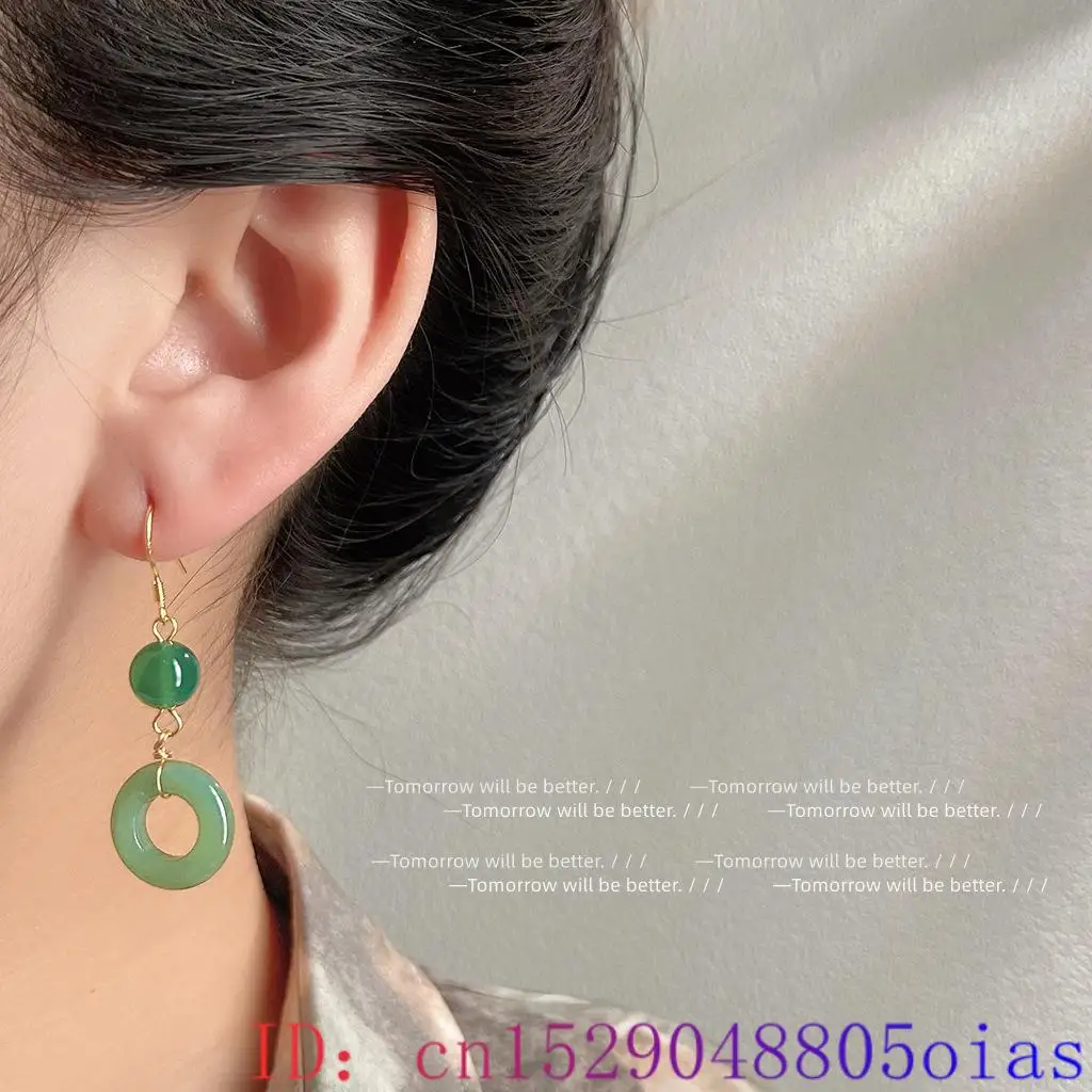 Boucles d'oreilles en Jade vér - Women Fashion Jewellery avis et prix