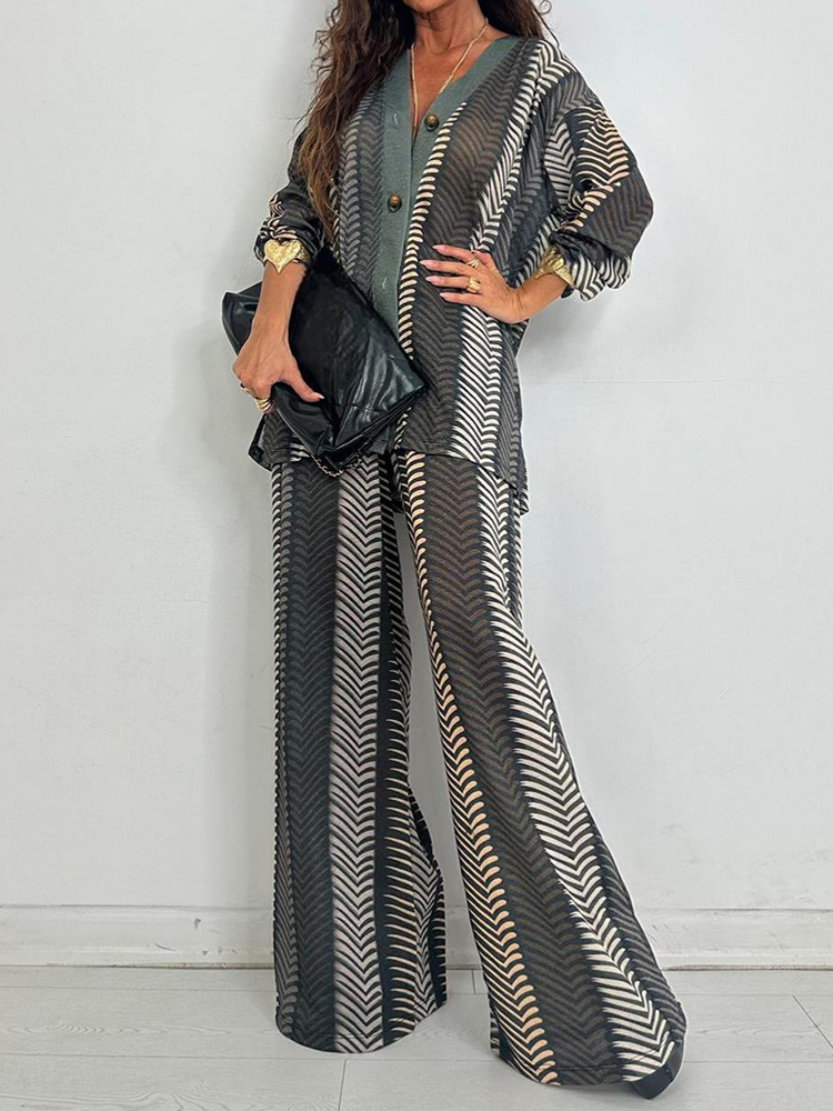 Nouvel ensemble chic pour femm - Wide Leg Palazzo Pants avis et prix