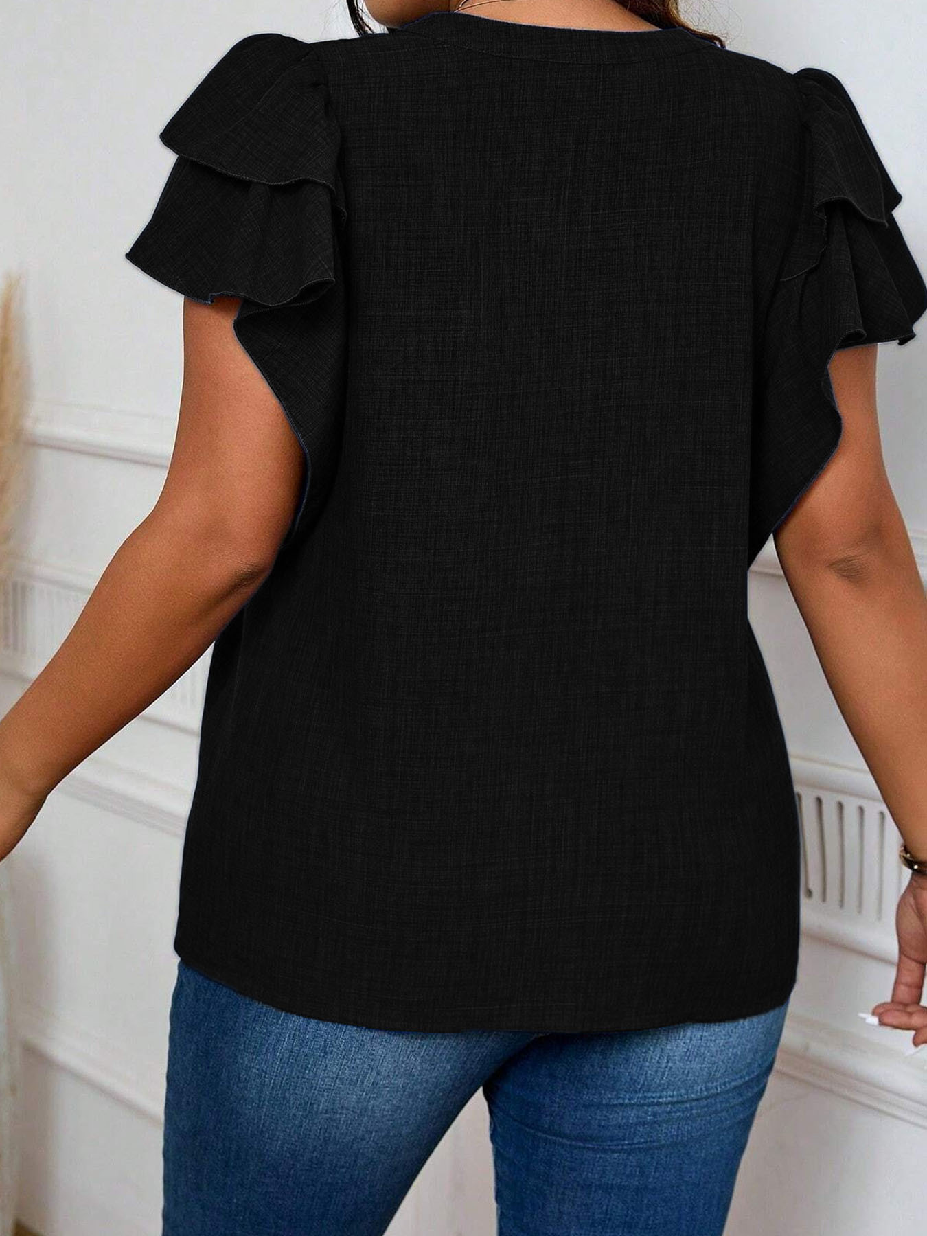 Chemisier élégant à manches ét - Women'S Fashion Jersey avis et prix