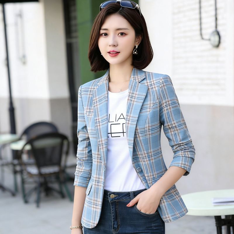 Blazer à carreaux élégant pour - Blazer Women Oversized avis et prix