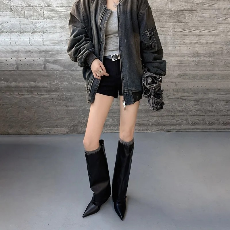 Bottes hautes pour femmes bott - Women'S Fashion Knee High Boots avis et prix