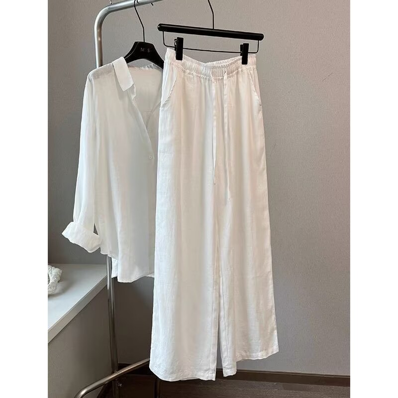 Ensemble chemise et pantalon l - Wide Leg Palazzo Pants avis et prix