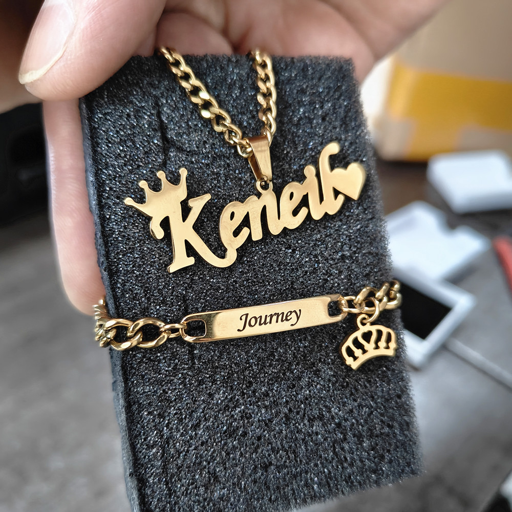 Ensemble de Bijoux Personnalis - Women Fashion Name Ideas avis et prix