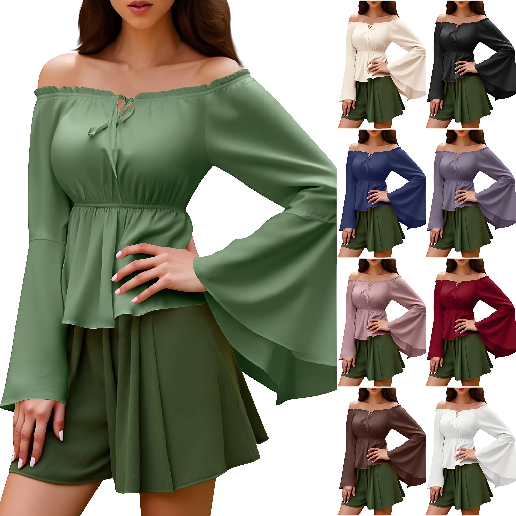 Chemisier Renaissance pour fem - Off Shoulder Top avis et prix