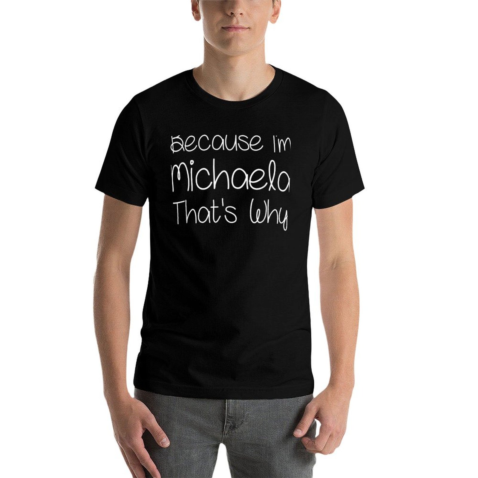 MICHAELA T-shirt drôle personn - Women Fashion Name Ideas avis et prix