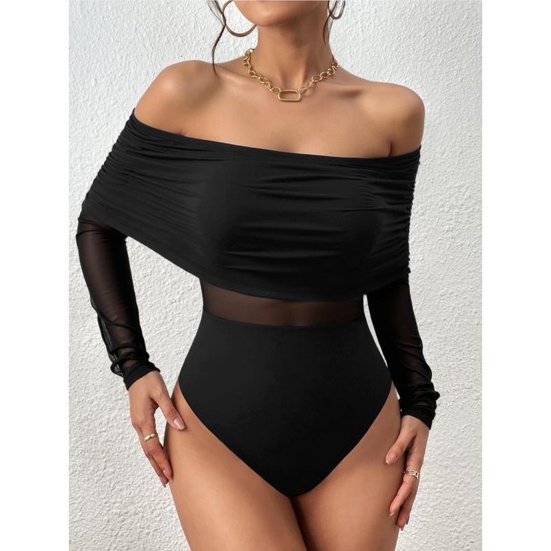 T-shirt ajusté à manches longu - Off Shoulder Top avis et prix