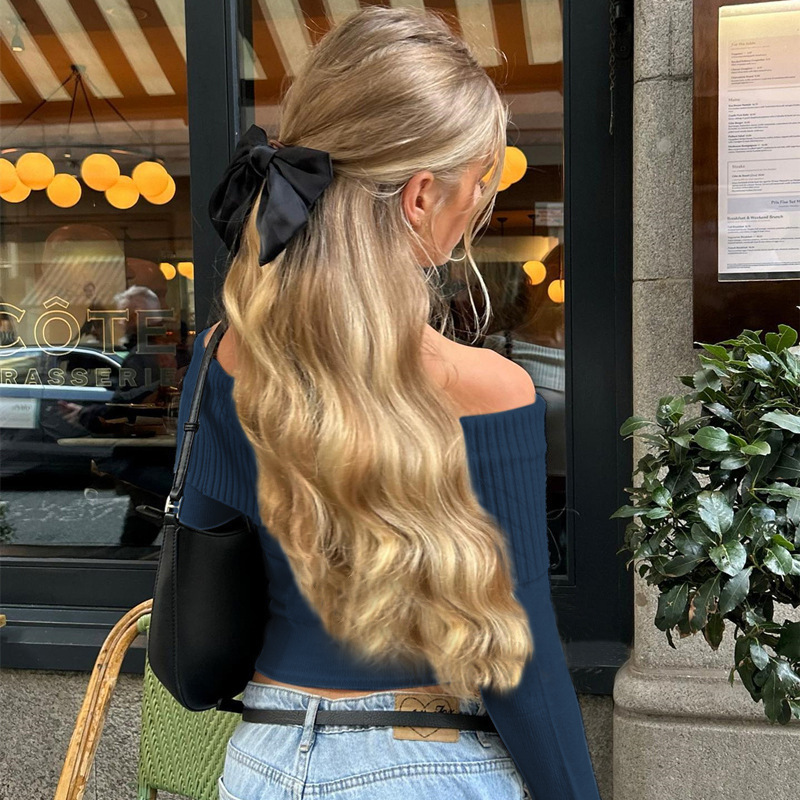Haut court à épaules dénudées  - Off Shoulder Top avis et prix