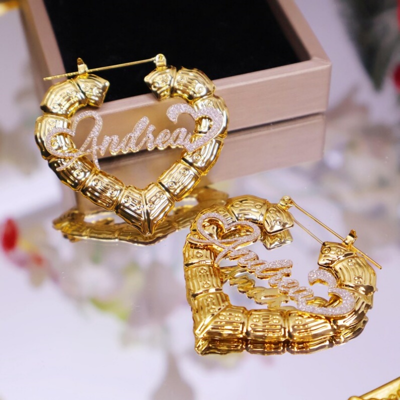 Boucles d'oreilles en bambou e - Women Fashion Name Ideas avis et prix