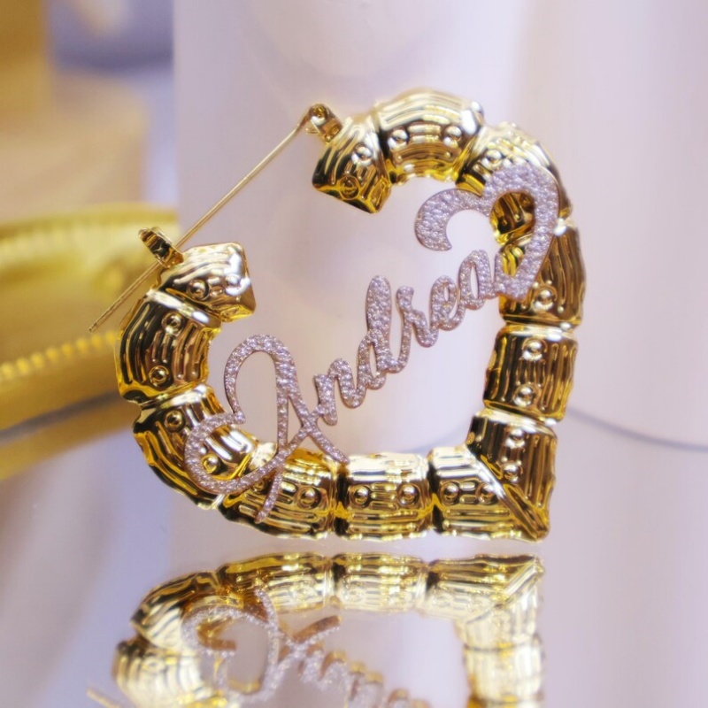 Boucles d'oreilles en bambou e - Women Fashion Name Ideas avis et prix