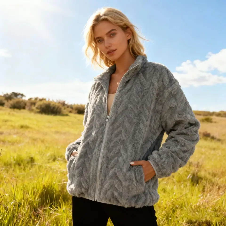 Manteau d'hiver pour femme en  - Sherpa Coat Women avis et prix