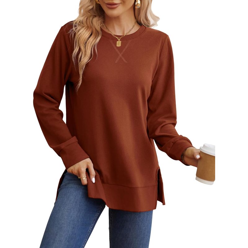 Sweat-shirt femme à fentes lat - Women'S Fashion Trends Fall 2025 avis et prix