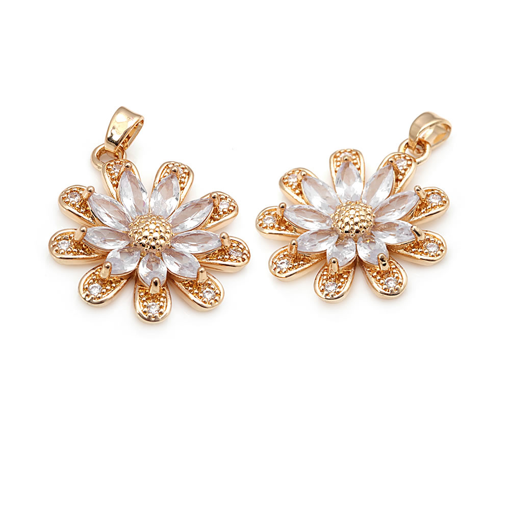 Pendentifs breloques tournesol - Women Fashion Jewellery avis et prix