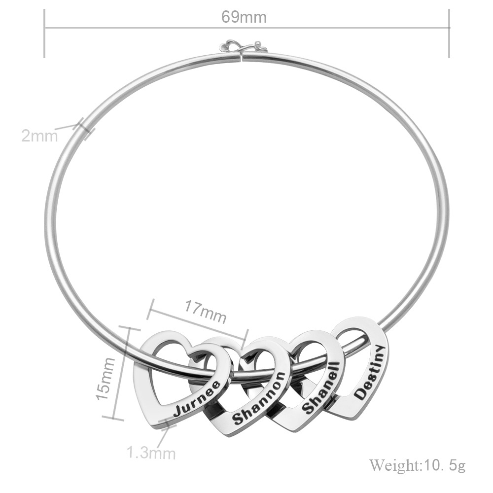 Bracelet à breloques en forme  - Women Fashion Name Ideas avis et prix