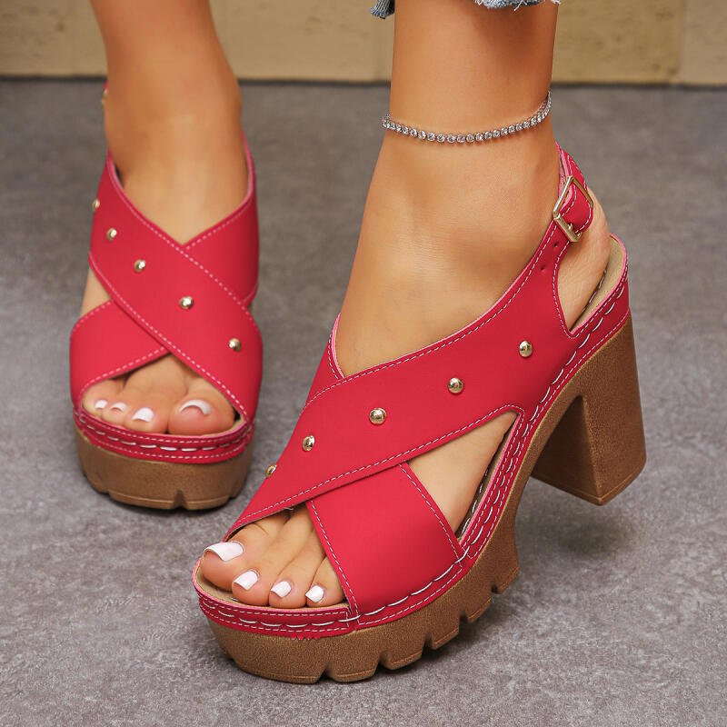 Vintage Super haut talon sangl - Women'S Fashion Spring Summer 2026 avis et prix