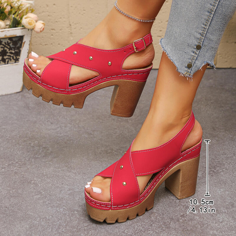 Vintage Super haut talon sangl - Women'S Fashion Spring Summer 2026 avis et prix