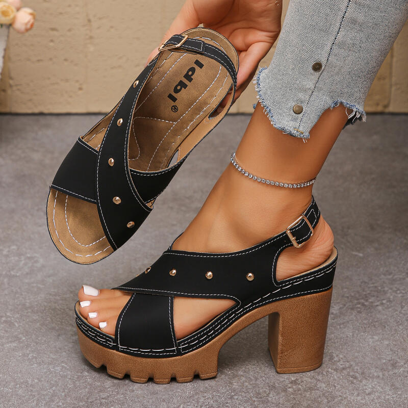 Vintage Super haut talon sangl - Women'S Fashion Spring Summer 2026 avis et prix